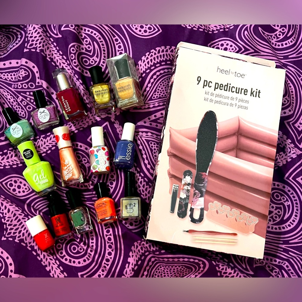 🔥NEW NIB HIGH END NAIL POLISH TOOL LOT DEBORAH LIPPMANN RUFFIAN CIATE